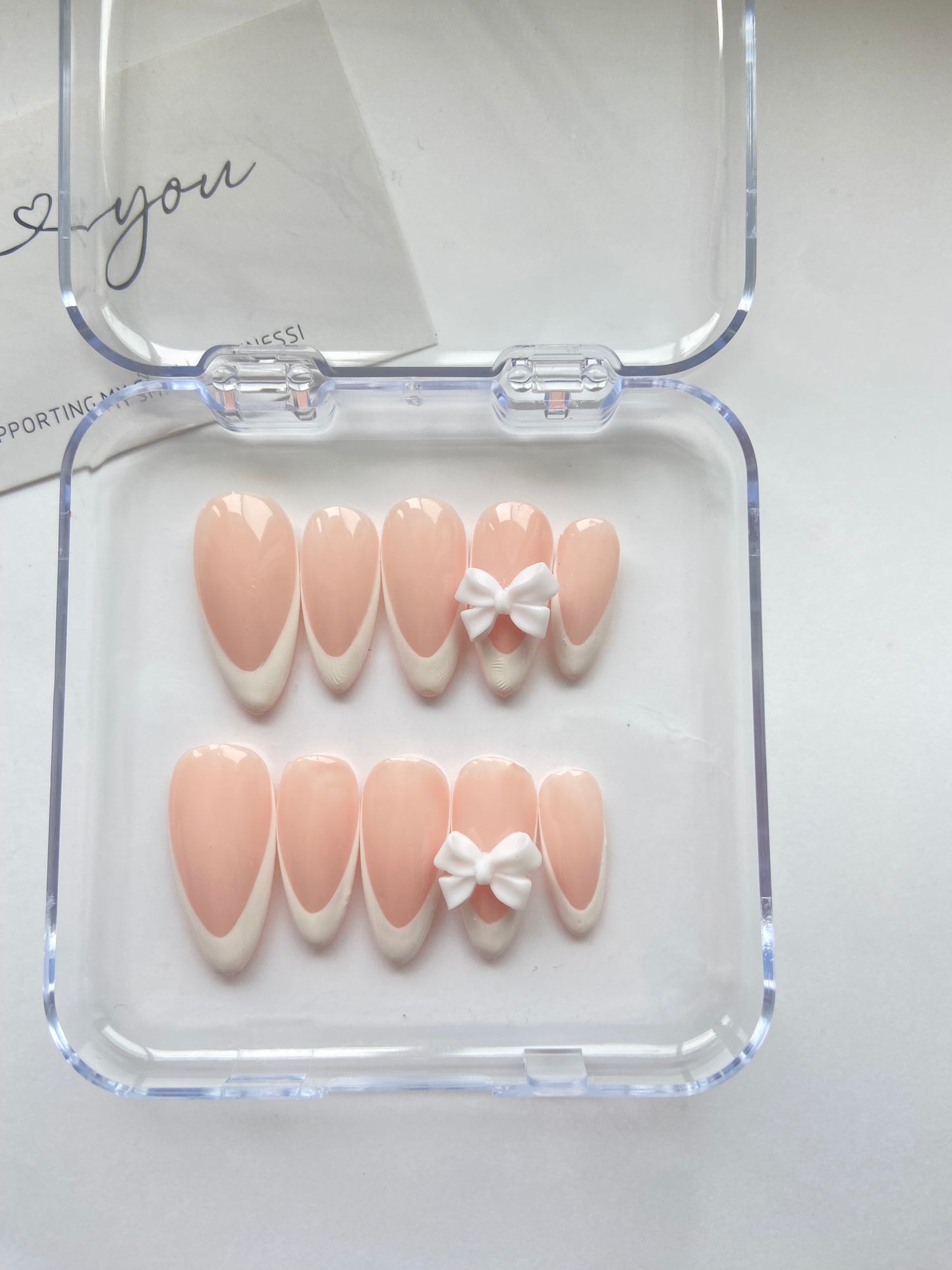 Elegant White French tip