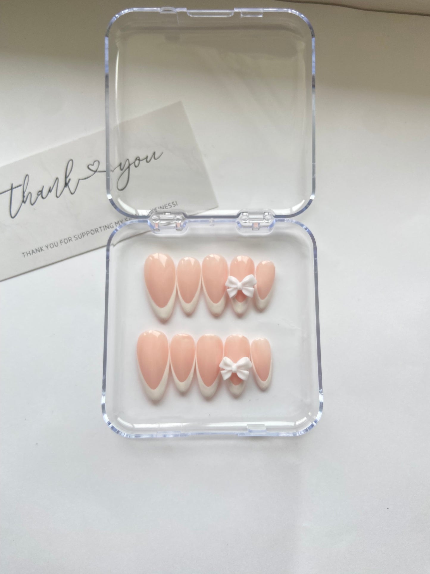 Elegant White French tip